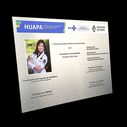 placa formandos huapa