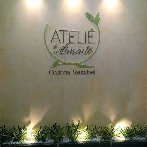 letras caixa atelie do alimento