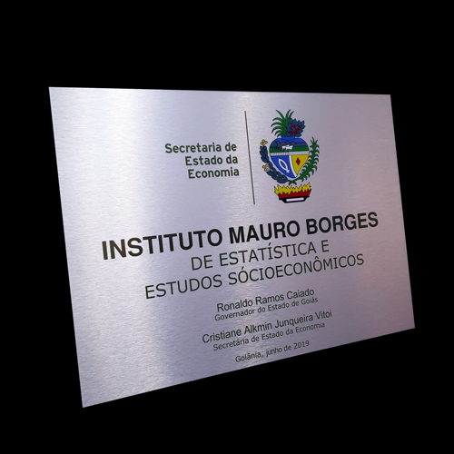 placa inauguracao governo de goias